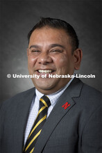 Studio portrait of Robin Garewal, Assistant Professor, College of Business. 2021 New Faculty Orienta