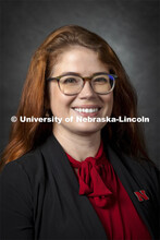Studio portrait of Gwendwr Meredith, Lecturer, School of Natural Resources. 2021 New Faculty Orienta