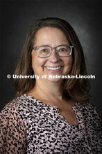 Studio portrait of Suzi Tamerius, Project Coordinator, Office of the Executive Vice Chancellor and C