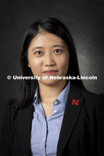 Studio portrait of Yuxi Yao, Lecturer, Economics. 2021 New Faculty Orientation. August 18, 2021. 