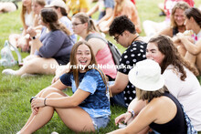 Students interact at the This is CASNR welcome event on East Campus. August 19, 2021. 