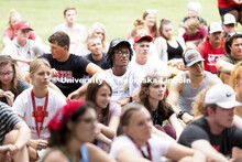 Students interact at the This is CASNR welcome event on East Campus. August 19, 2021. 