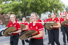 Big Red Welcome week featured the Cornhusker Marching Band Exhibition. The band gave their warm-up c