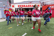 Tunnel Walk for freshman (class of 2025) and incoming new students. First year students tunnel walk.