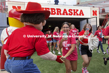 Tunnel Walk for freshman (class of 2025) and incoming new students. First year students tunnel walk.