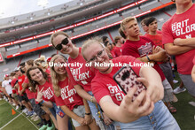 Tunnel Walk for freshman (class of 2025) and incoming new students. First year students tunnel walk.