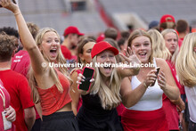 Tunnel Walk for freshman (class of 2025) and incoming new students. First year students tunnel walk.