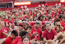 Tunnel Walk for freshman (class of 2025) and incoming new students. First year students tunnel walk.