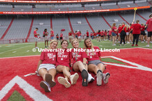 Tunnel Walk for freshman (class of 2025) and incoming new students. First year students tunnel walk.