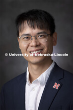 Studio portrait of Qiang Liu, Assistant Professor, Computer Science and Engineering. 2021 New Facult
