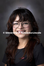 Studio portrait of Sara Reyes, Project Manager, Rural Drug Addiction Research Center. September 1, 2