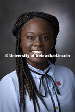 Studio portrait of Kerra Russell, Senior Associate Director, OASIS. September 1, 2021. 