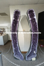 The giant amethyst geode quartz crystal. This particular specimen, often called the “purple parent
