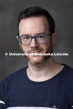 Studio portrait of Iker Gonzalez-Allende, Spanish Professor, Modern Languages and Literatures. Septe