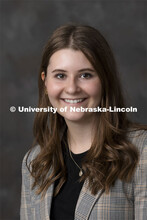 Studio portrait of McKenna Schneider, Conflict of Interest Compliance Specialist, Research Responsib