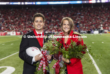 Seniors Bobby Martin of Omaha and Leigh Jahnke of West Point were crowned homecoming royalty at the 