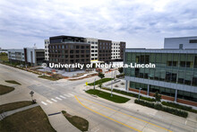 Construction of the Scarlet Hotel on Nebraska Innovation Campus. October 6, 2021. 