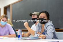 Hannah Sunderman, Program Director, NHRI Leadership Mentoring and Professor of Practice, works with 
