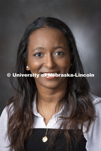 Studio portrait of Sheri Martinez, Spanish Graduate Teaching Assistant, Modern Languages. October 7,