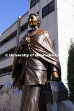 Dedication ceremony of a sculpture of Dr. Susan LaFlesche Picotte, the first Indigenous person to re