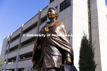 Dedication ceremony of a sculpture of Dr. Susan LaFlesche Picotte, the first Indigenous person to re