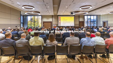 Chancellor Ronnie Green has a senior leadership team meeting in the East Campus Union. October 12, 2