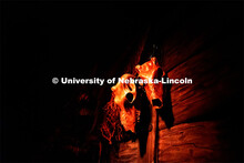 Dress rehearsal for ShakesFEAR. The Nebraska Repertory Theatre has turned Howell Theatre’s stage a