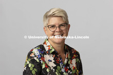 Studio portrait of Margaret Bohls, Associate Professor, School of Art, Art History and Design, Hixso