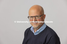 Studio portrait of Rick Endacott, Professor and Associate Director, Johnny Carson School of Theatre 