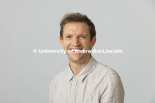 Studio portrait of Ben Evjen, Assistant Professor of Practice, Graphic Design, School of Art, Art Hi