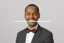 Studio portrait of Marques Garrett, Assistant Professor of Music in Choral Activities, Glenn Korf Sc