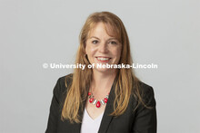 Studio portrait of Jacqueline Mattingly, Assistant Professor, Glenn Korff School of Music, Hixson-Li