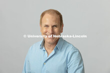 Studio portrait of David Long, Associate Professor, Johnny Carson School of Theatre and Film, Hixson