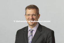 Studio portrait of Chris Marks, Professor and Associate Dean for Academic Affairs, Glenn Korff Schoo