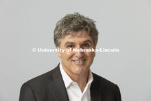 Studio portrait of Chuck O’Connor, Dean, Hixson-Lied College of Fine and Performing Arts. October 