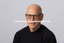 Studio portrait of William Shomos, Professor, Glenn Korff School of Music, Hixson-Lied College of Fi
