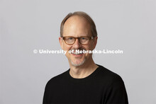 Studio portrait of Hans Sturm, Professor, Glenn Korff School of Music, Hixson-Lied College of Fine a