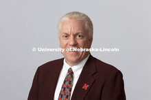 Studio portrait of Steve Thompson, Assistant Dean for Business and Finance, Hixson-Lied College of F