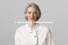Studio portrait of Emma DeVries, Gallery Director and Lecturer, School of Art, Art History and Desig