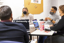 Jacht Club members meet to discuss the college’s public relations and diversity equity and inclusi