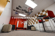 Classrooms in the College of Journalism and Mass Communication’s Experience Lab space at the Agenc