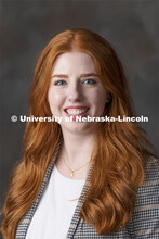 Studio portrait of Shelby Dorn, Student Advisor, College of Engineering. November 4, 2021. 
