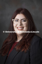 Studio portrait of Emily Madsen, Learning Communities Coordinator for Undergraduate Education Progra