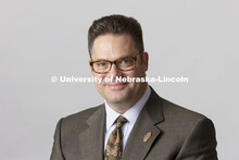 Studio portrait of Paul Haar, Associate Professor, Glenn Korff School of Music, Hixon-Lied College o