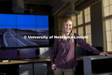 Sydney Allen, a graduate research assistant through the Mid-America Transportation Center, is a May 
