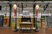 This operator’s work desk has been part of the power plant since the 1920s and is kept to honor al