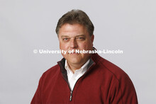 Studio portrait of Tyler G. White, Professor, Glenn Korff School of Music, Hixon-Lied Fine and Perfo