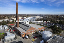  East Campus Power Plant (smokestack). UNL Utility Plants. November 29, 2021. 