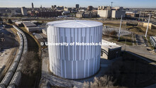 The 8.1-million-gallon thermal energy storage tank northeast of city campus works like a battery, ho
