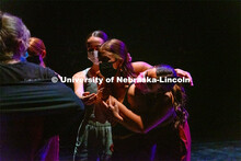 Dress rehearsal for FPA’s annual Student Dance Project, a program of original work by student chor